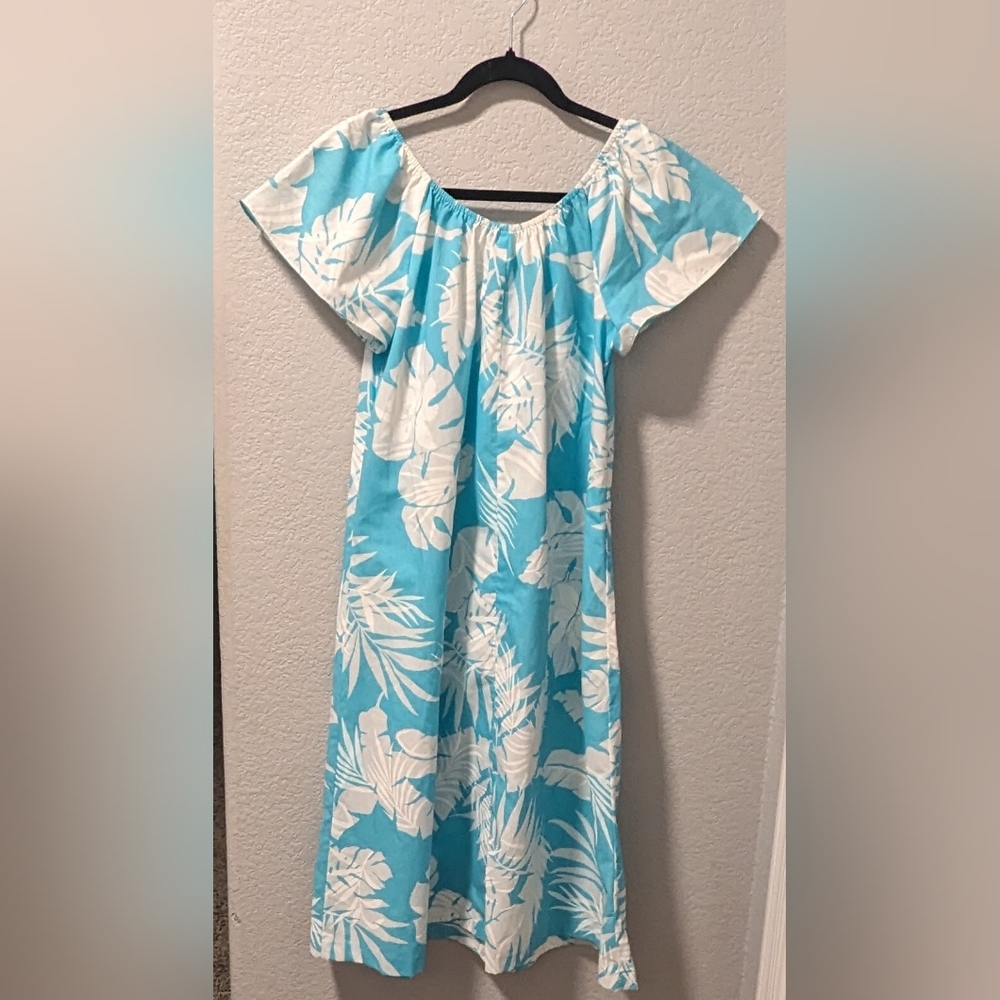 VTG 80’s Hawaiian Pastel Hilo Hattie MuuMuu Swim Cover-up